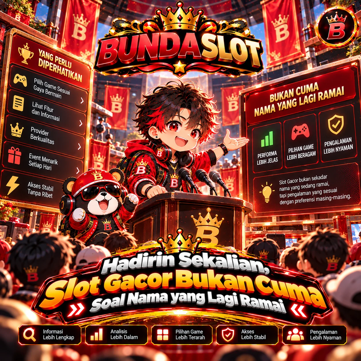 Banner BUNDASLOT » Hadirin Sekalian, Slot Gacor Bukan Cuma Soal Nama yang Lagi Ramai